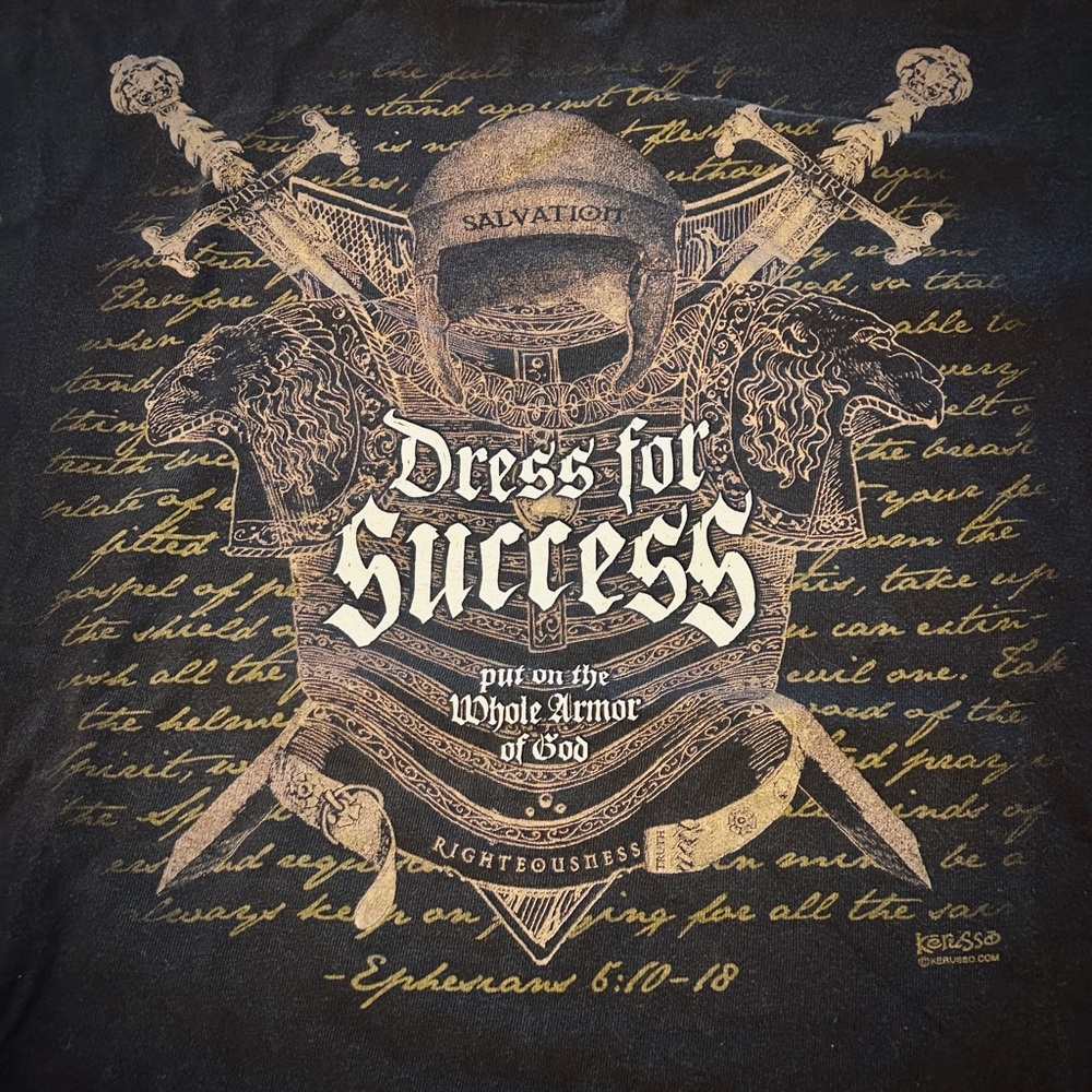 Y2K Throwback Kerusso Ephesians 6:10-18
Black Jesus Religious Graphic Tee